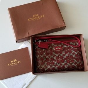 COACH Zip Wristlet
